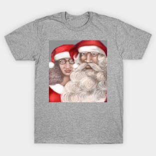 Santa Claus and Mary Christmas T-Shirt